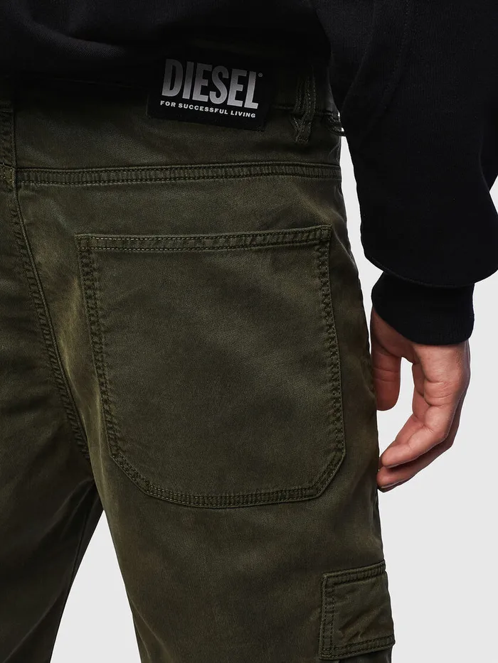 Diesel Straight Mens DKrett JoggJeans 069LX Military Green Gift for Friend