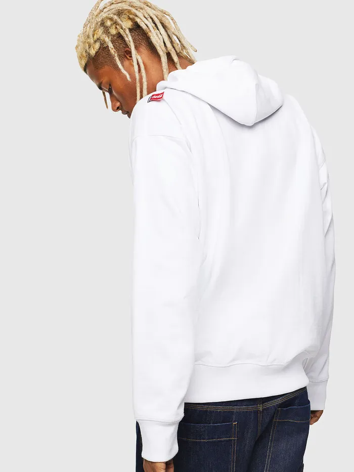 Diesel Sweaters Mens CCSALBYCOLA White Gift for Friend