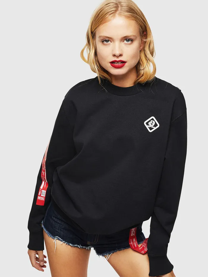 Diesel Sweaters Mens CCSBAYCOLA Black Popular