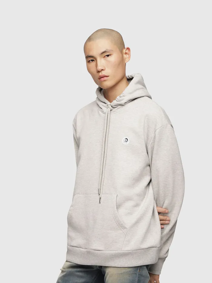 Diesel Sweaters Mens SAFTER Light Grey On Sale