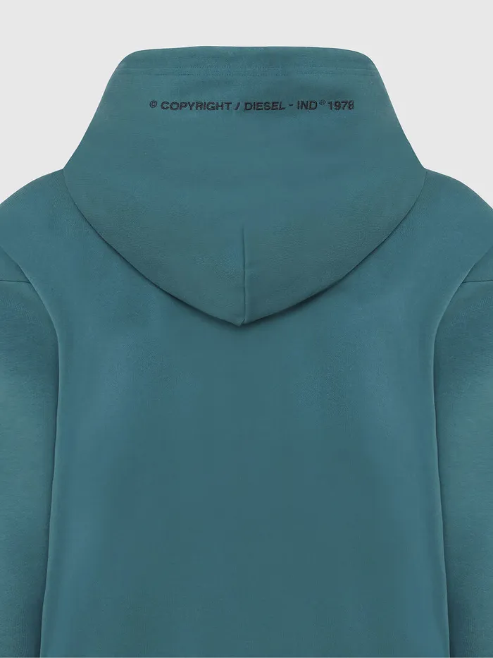 Diesel Sweaters Mens SALBYCOPYJ1 Water Green On Sale