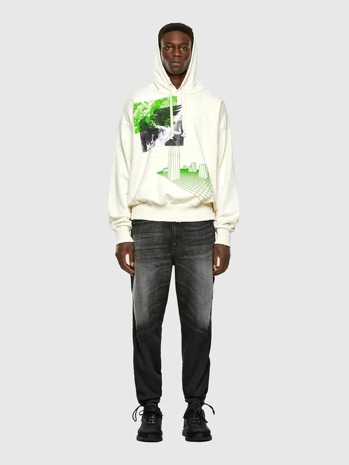Diesel Sweaters Mens SALBYX2 White Cheap On Sale