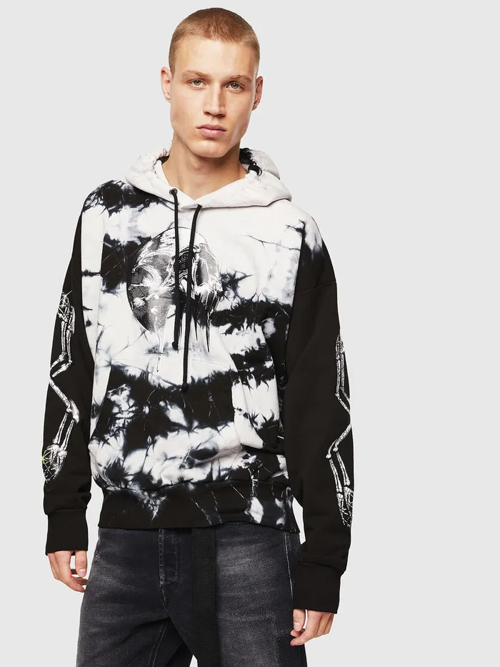 Diesel Sweaters Mens SALBYY BlackWhite Online