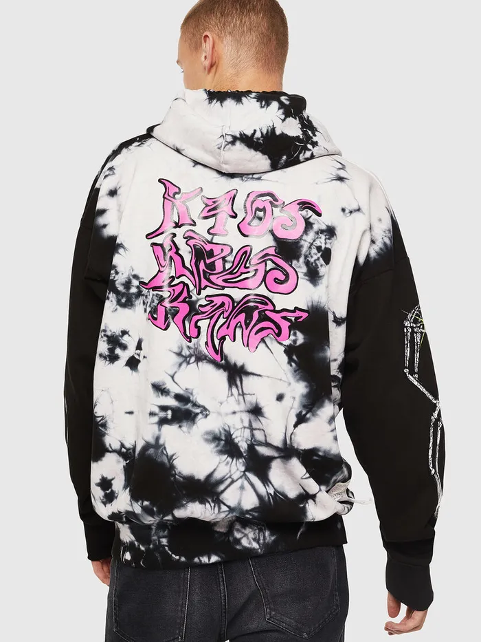 Diesel Sweaters Mens SALBYY BlackWhite Online