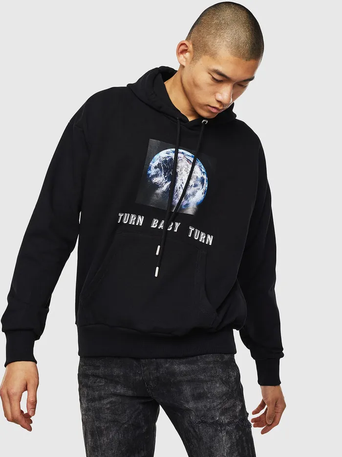 Diesel Sweaters Mens SALBYYA Black Gift for Friend