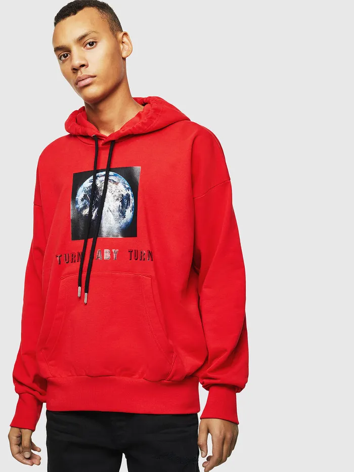 Diesel Sweaters Mens SALBYYA Red On Sale