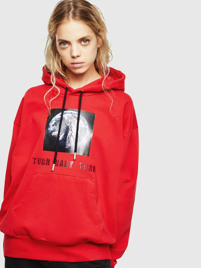 Diesel Sweaters Mens SALBYYA Red On Sale