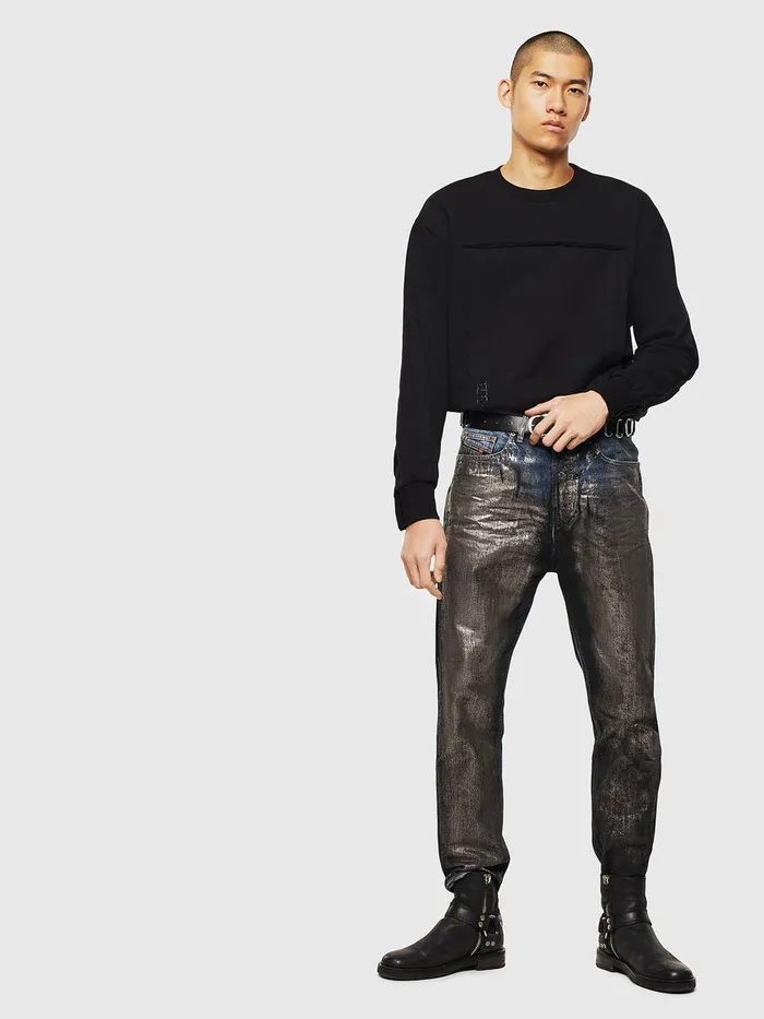 Diesel Sweaters Mens SBAYRAW Black Cheap On Sale