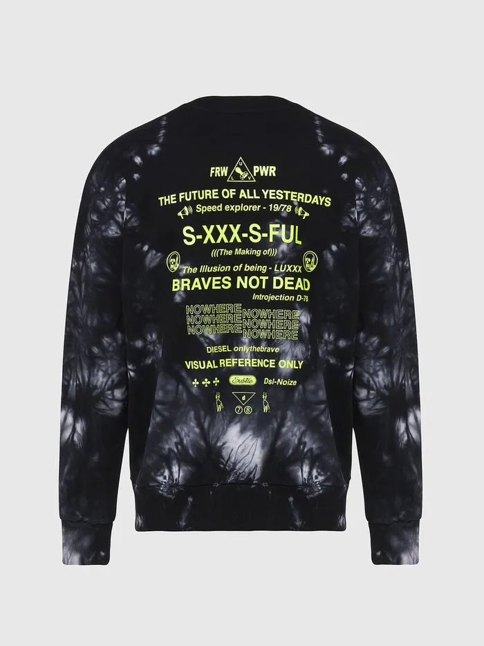 Diesel Sweaters Mens SBIAYX10 BlackWhite Gift for Friend