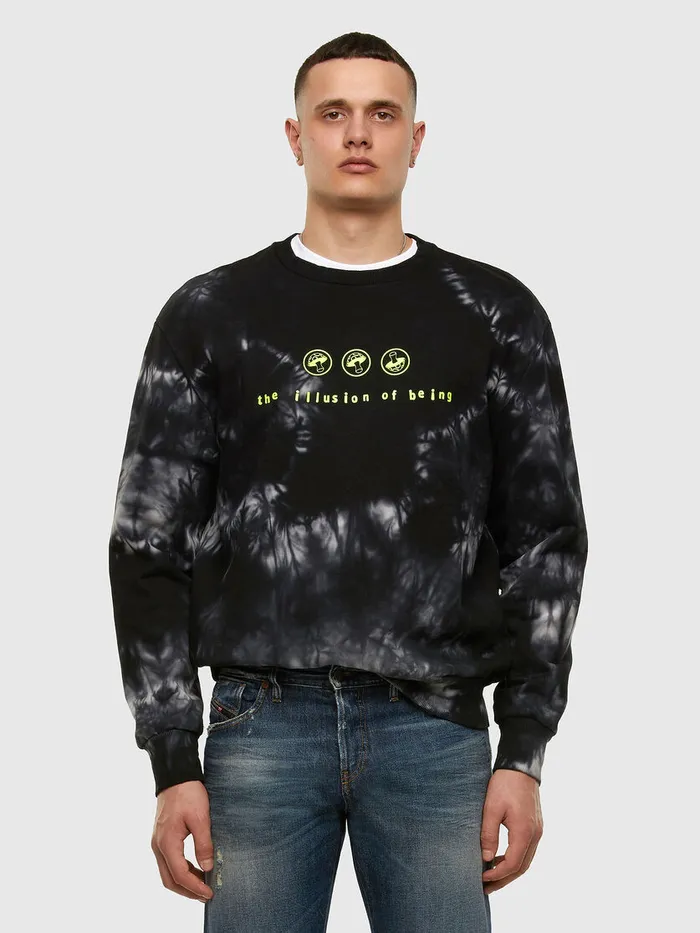 Diesel Sweaters Mens SBIAYX10 BlackWhite Gift for Friend