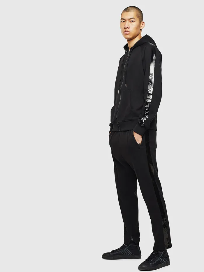 Diesel Sweaters Mens SGIMKHOODJ Black For Sale