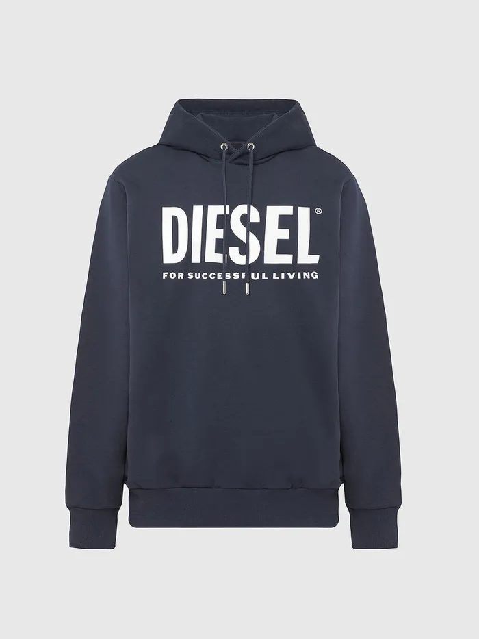 Diesel Sweaters Mens SGIRHOODDIVISION Dark Blue Gift for Friend