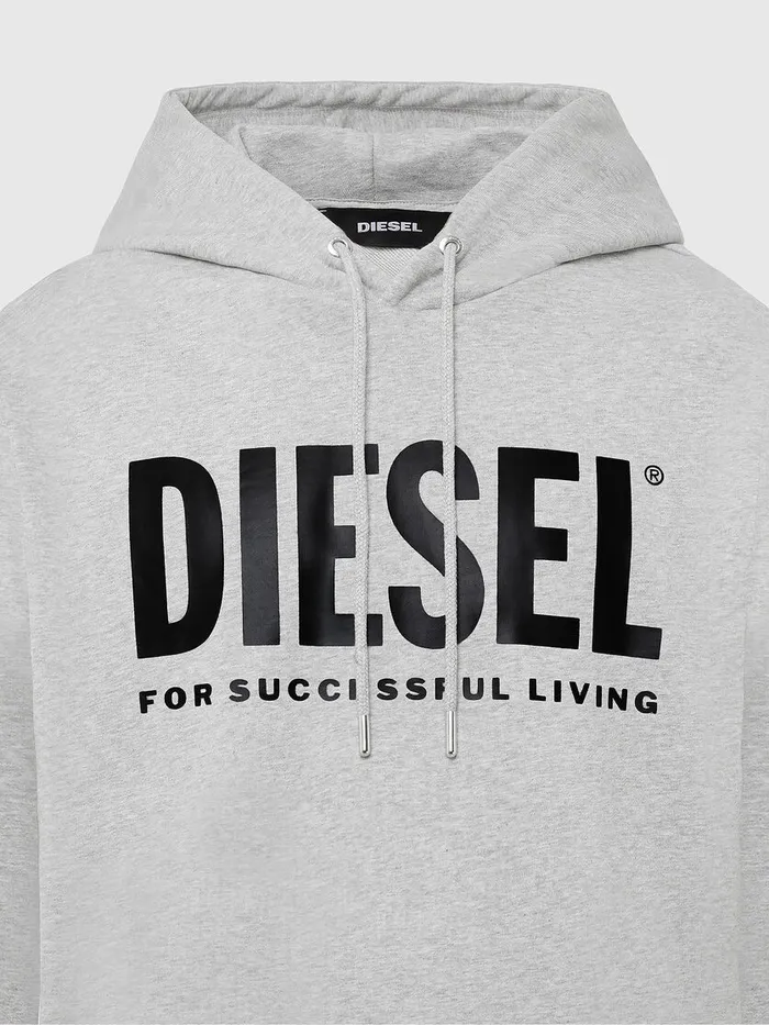 Diesel Sweaters Mens SGIRHOODDIVISION Light Grey For Sale