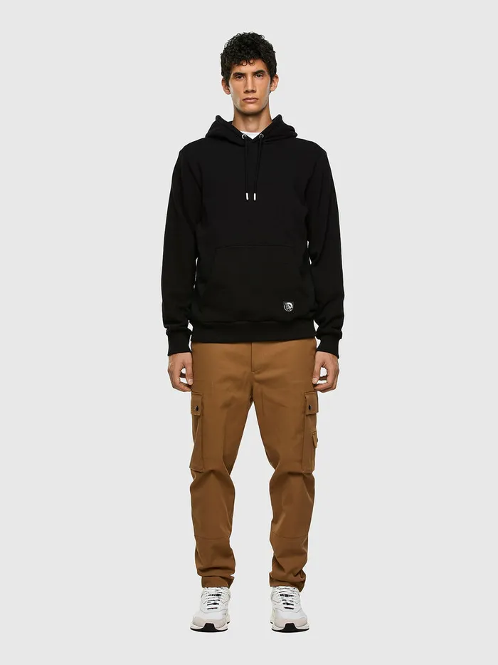 Diesel Sweaters Mens SGIRKHOODMOHI Black Gift for Friend