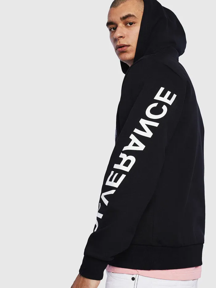 Diesel Sweaters Mens SGIRKHOODS4 Black Popular