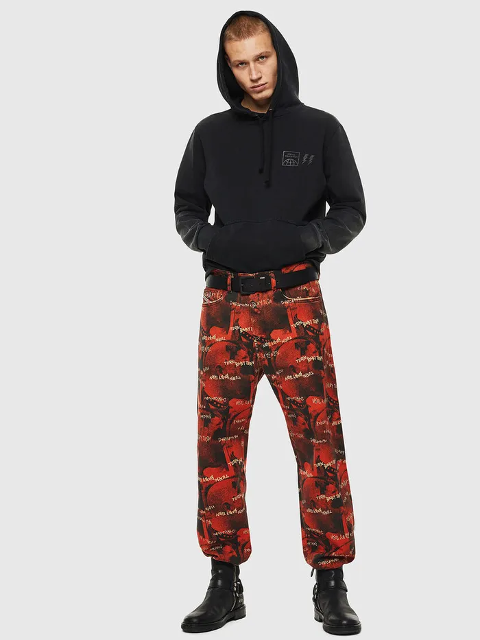 Diesel Sweaters Mens SGIRKHOODSUN Black Casaul