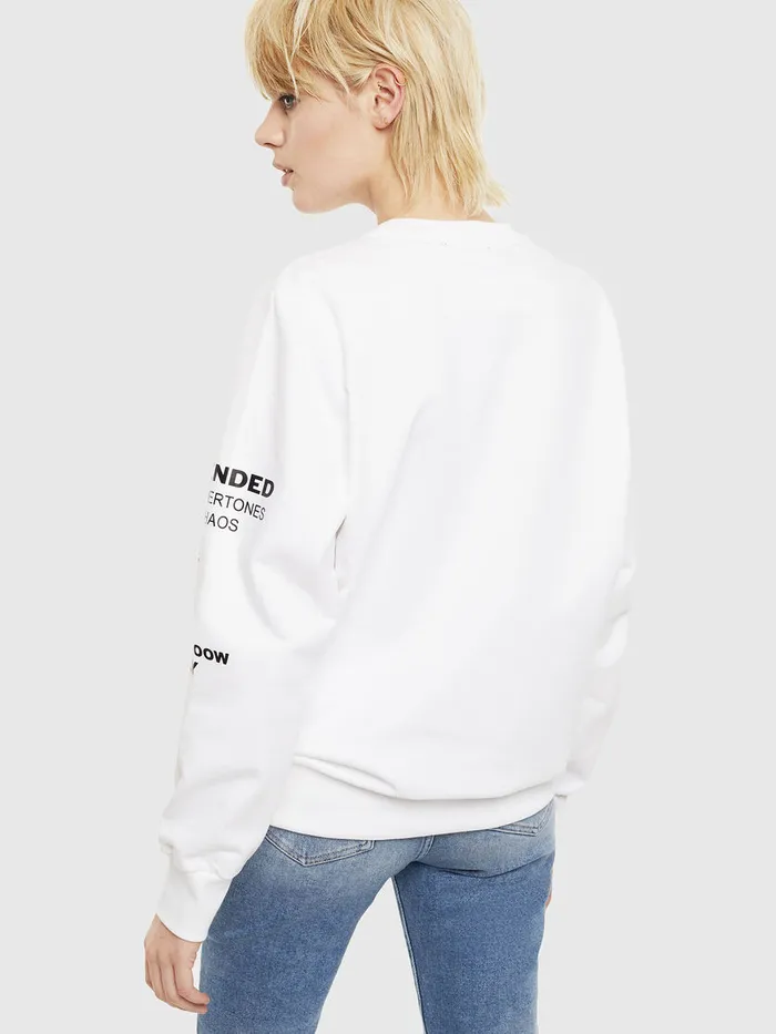 Diesel Sweaters Mens SGIRKS1 White Cheap On Sale