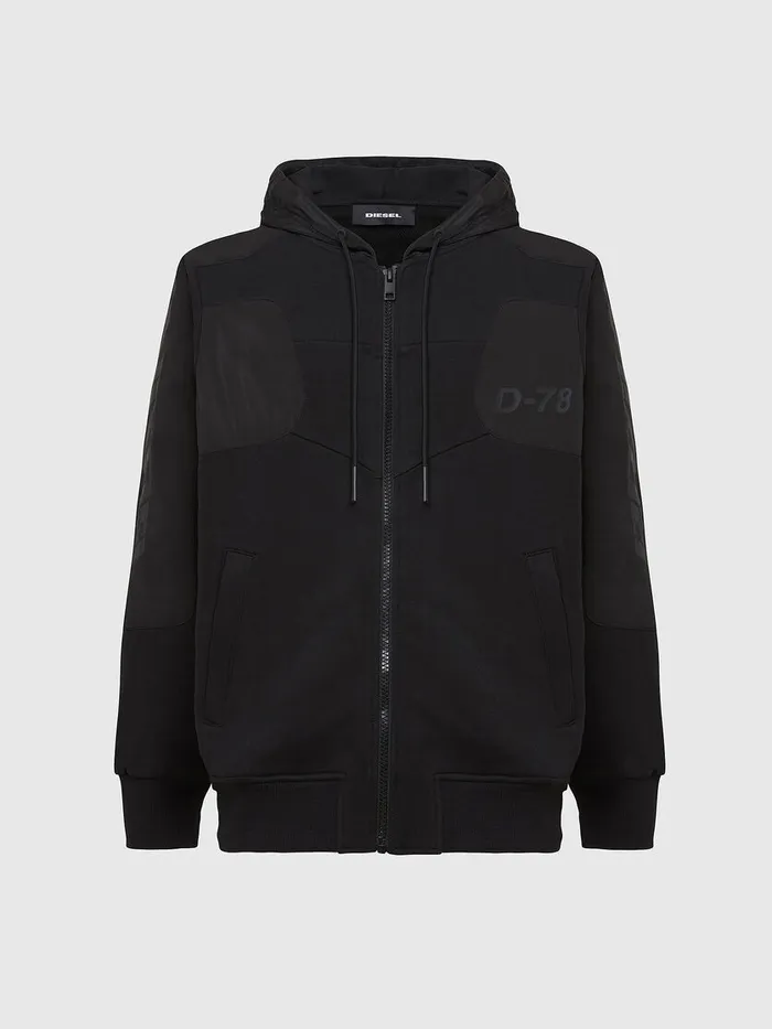 Diesel Sweaters Mens SJAKLER Black Popular