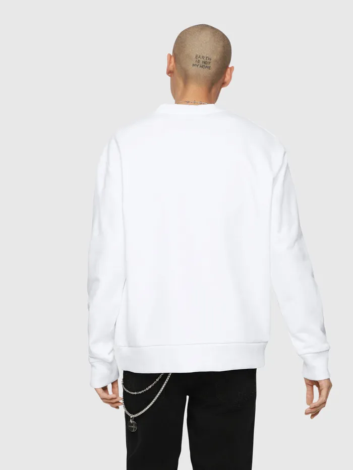 Diesel Sweaters Mens SLINK White For Sale