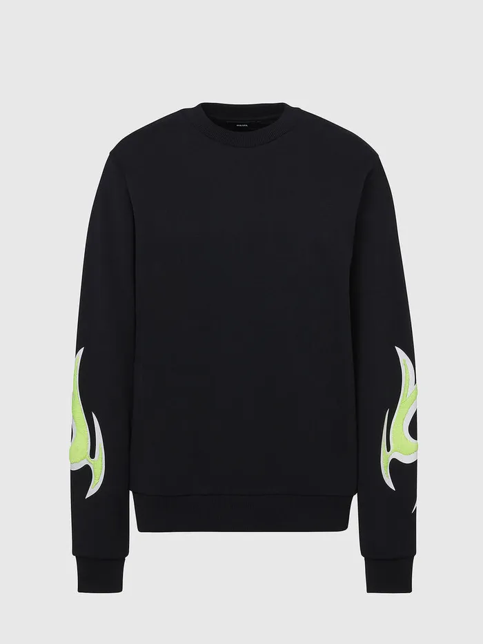 Diesel Sweaters Womens FANGE1 Black For Sale
