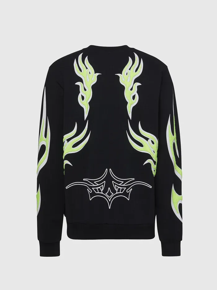 Diesel Sweaters Womens FANGE1 Black For Sale