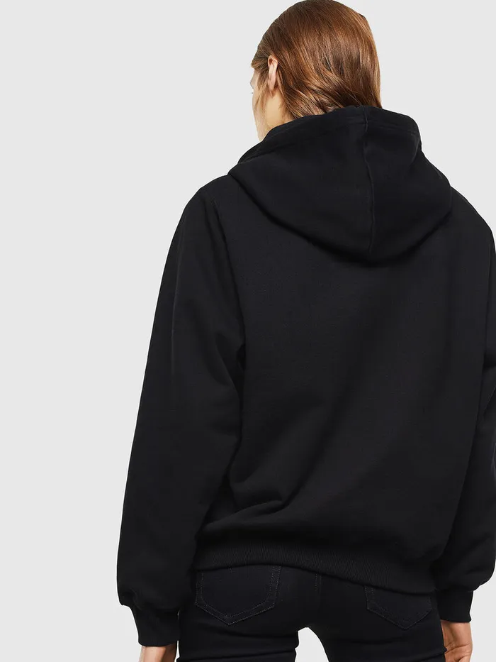 Diesel Sweaters Womens FANGHOODJ1 Black Near Me
