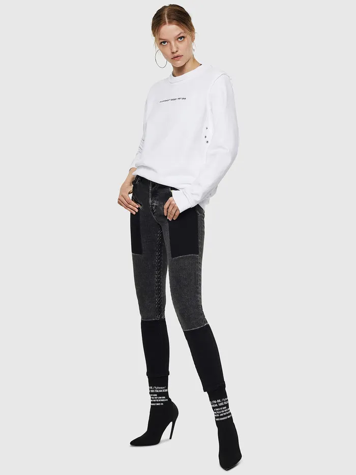 Diesel Sweaters Womens FLYANYF White Casaul