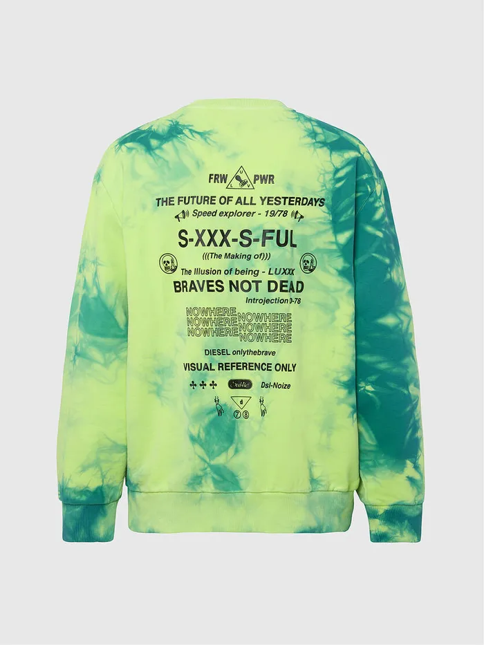 Diesel Sweaters Womens SBIAYX10 GreenYellow For Sale