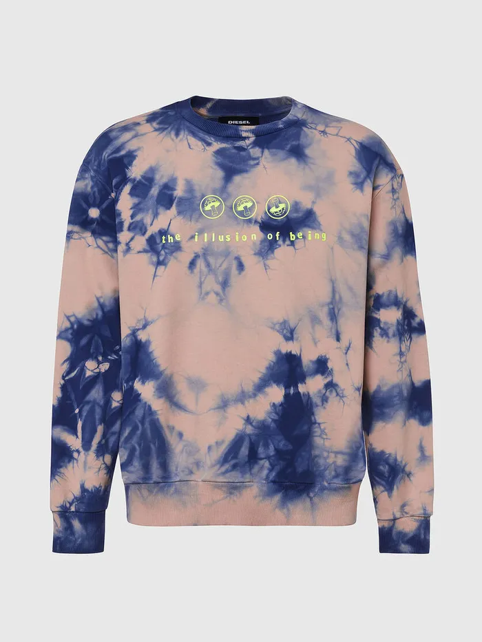 Diesel Sweaters Womens SBIAYX10 PinkBlue Popular