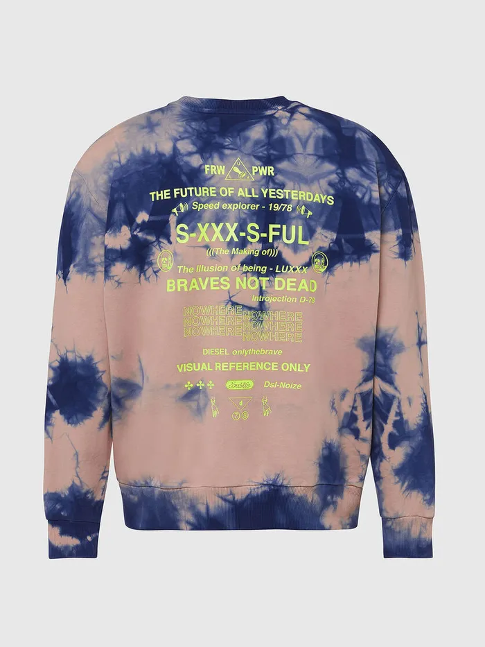 Diesel Sweaters Womens SBIAYX10 PinkBlue Popular