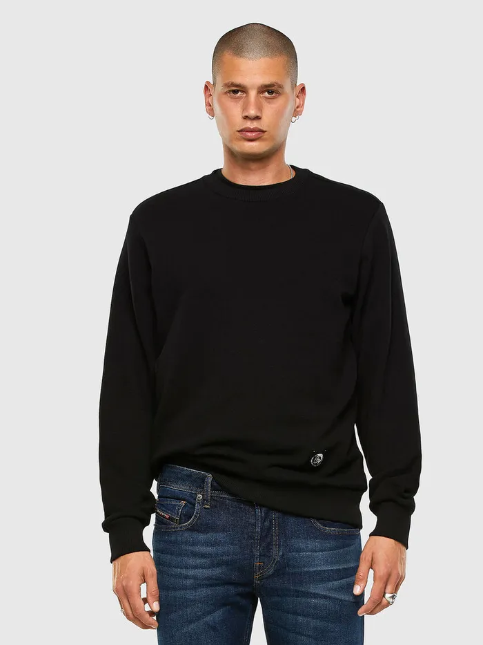 Diesel Sweaters Womens SGIRKMOHI Black Popular