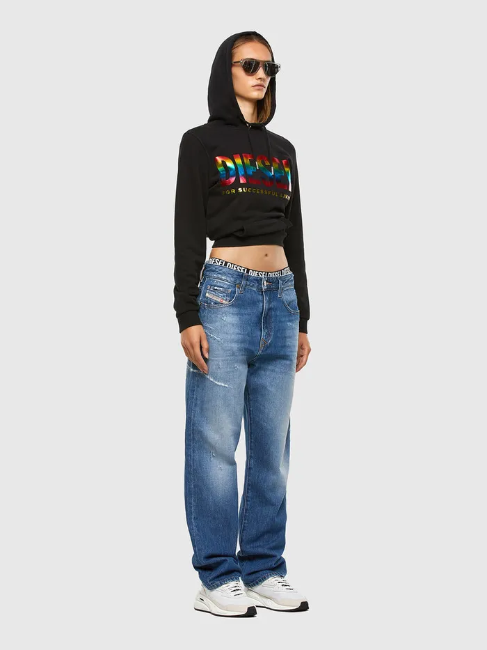 Diesel Sweaters Womens UFLTBRANDALWZP Black On Sale