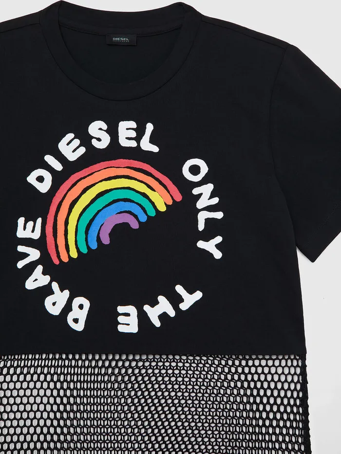 Diesel Tshirts and Tops Womens BFOWTBLOKYP Black Online