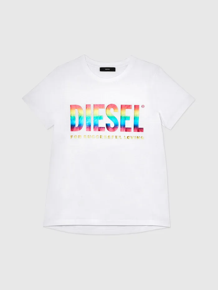 Diesel Tshirts and Tops Womens BFOWTSILYP White Gift for Friend