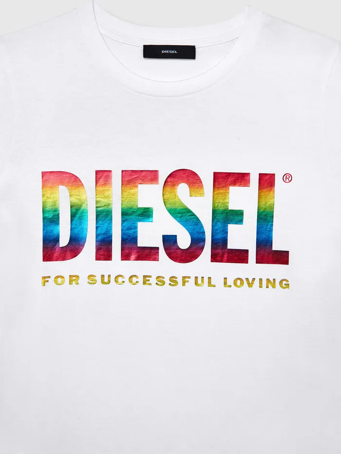 Diesel Tshirts and Tops Womens BFOWTSILYP White Gift for Friend