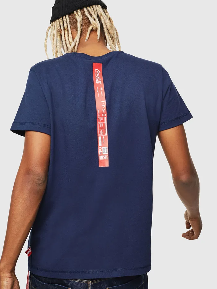 Diesel Tshirts and Tops Womens CCTDIEGOCOLA Dark Blue Online