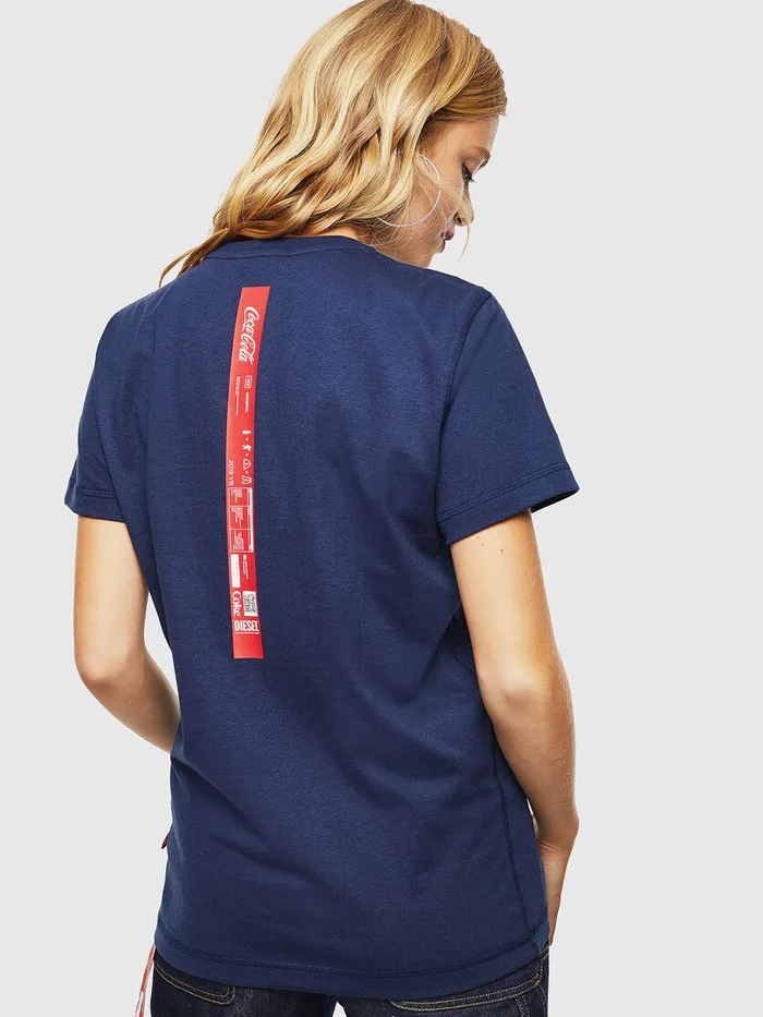 Diesel Tshirts and Tops Womens CCTDIEGOCOLA Dark Blue Online