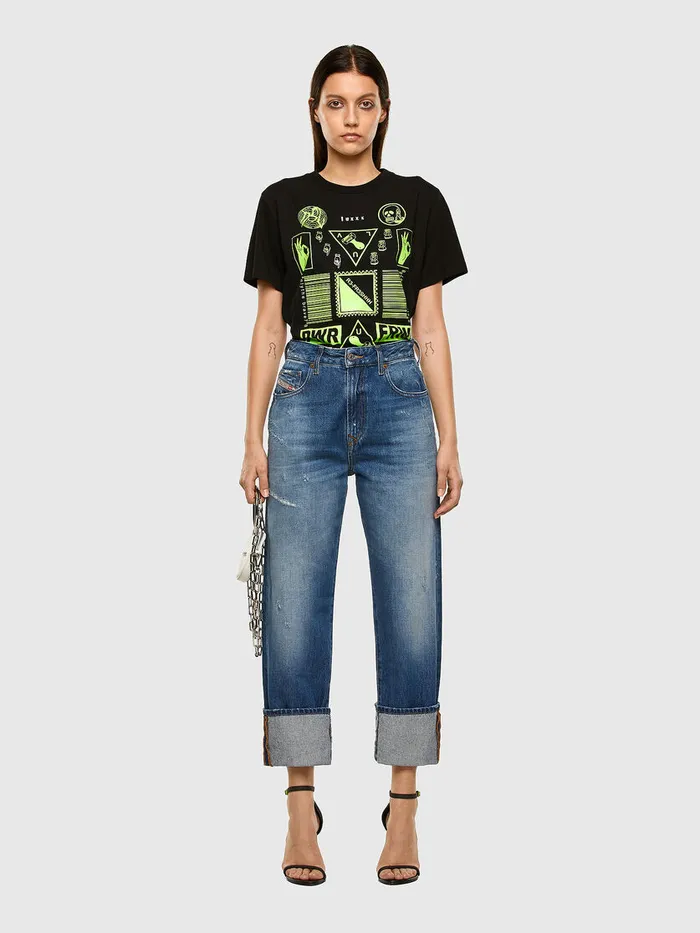 Diesel Tshirts and Tops Womens TDARIAE31 Black On Sale
