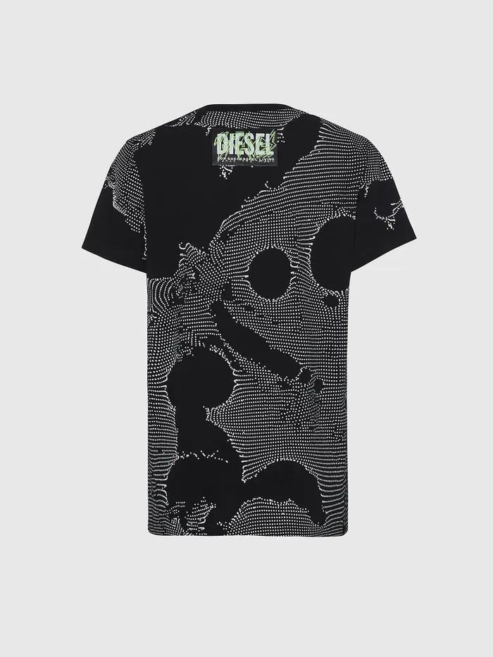 Diesel Tshirts and Tops Womens TDARIAE4 Black Popular