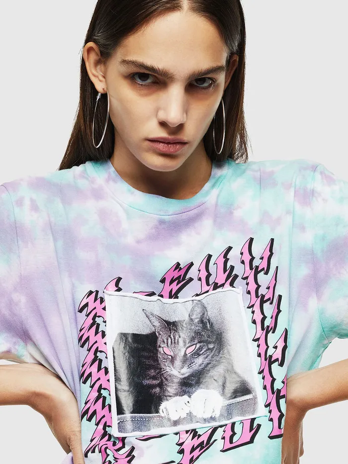 Diesel Tshirts and Tops Womens TDARIAM Multicolor On Sale