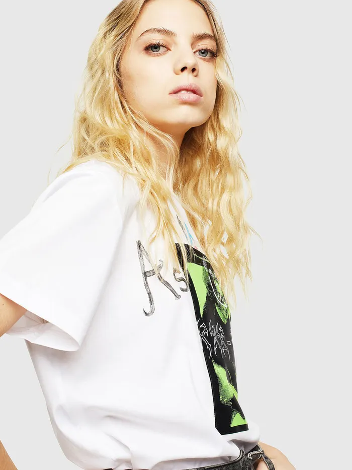Diesel Tshirts and Tops Womens TDARIAY White Online
