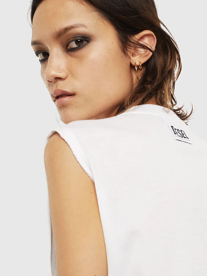 Diesel Tshirts and Tops Womens TDIXIE White Cheap On Sale