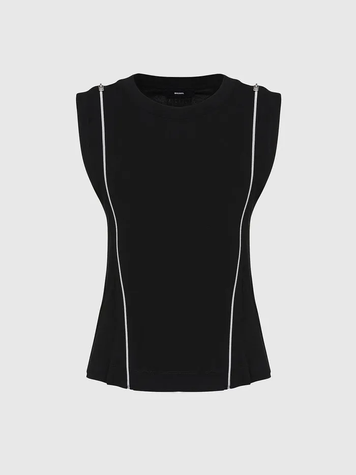 Diesel Tshirts and Tops Womens TGARTH Black Popular