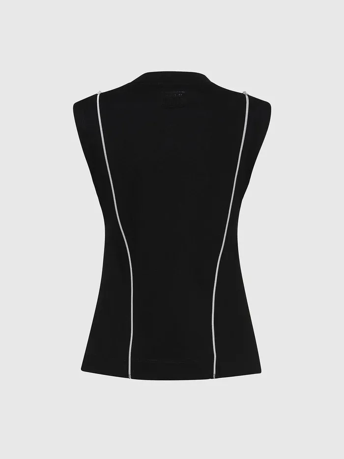 Diesel Tshirts and Tops Womens TGARTH Black Popular