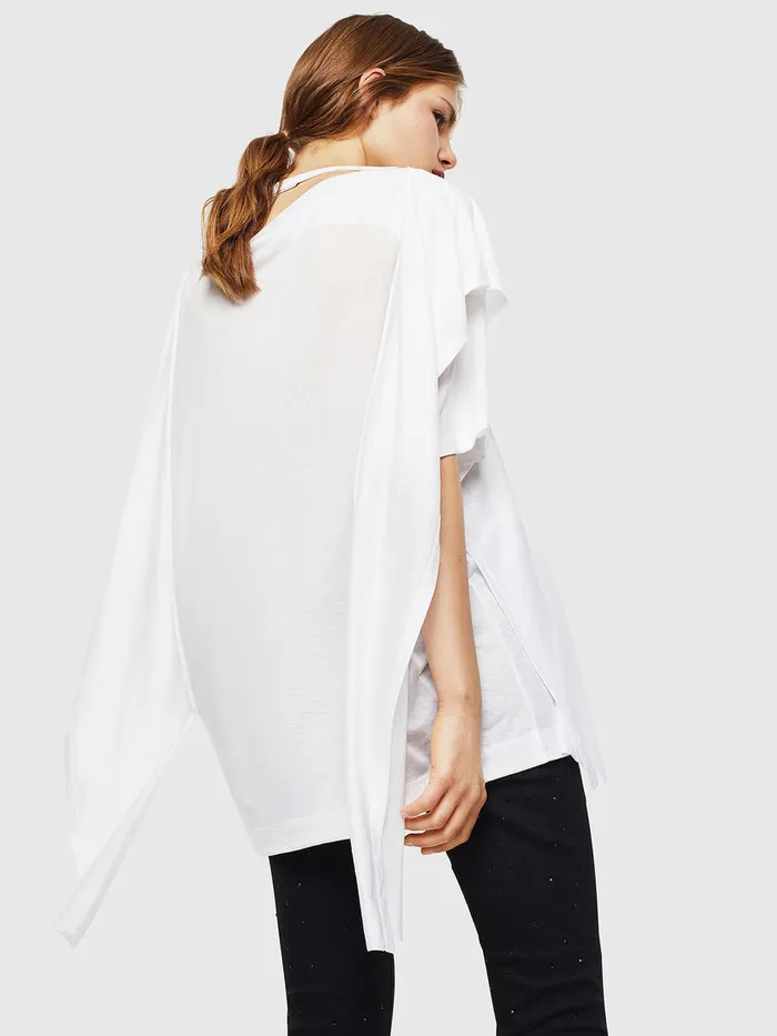 Diesel Tshirts and Tops Womens TKALIFA White Gift for Friend