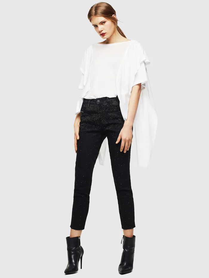 Diesel Tshirts and Tops Womens TKALIFA White Gift for Friend