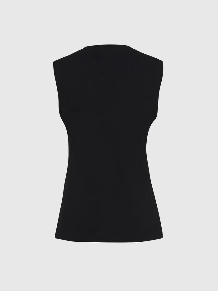 Diesel Tshirts and Tops Womens TLESLEEE90 Black Casaul