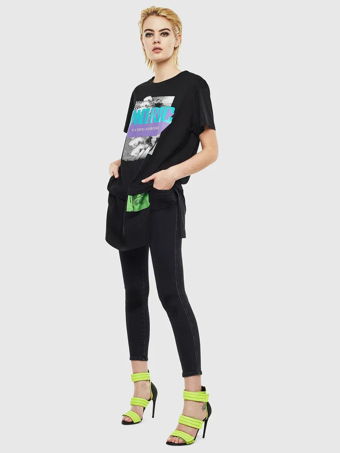 Diesel Tshirts and Tops Womens TSHALIE Black Gift Ideas