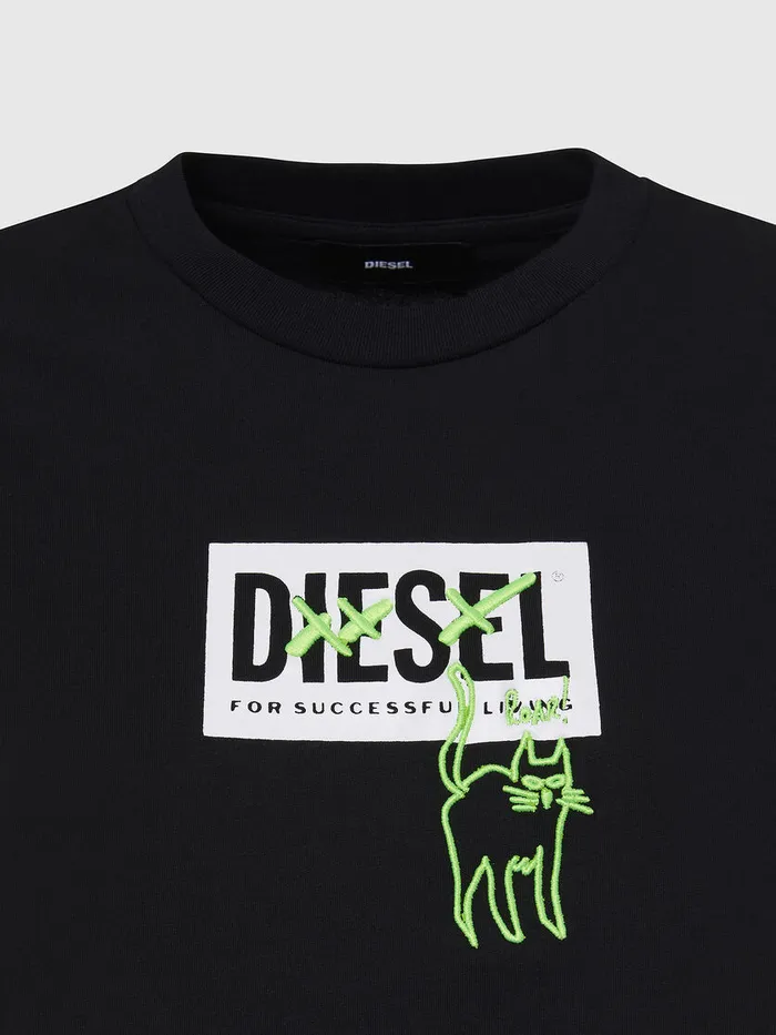 Diesel Tshirts and Tops Womens TSILYE52 Black Online