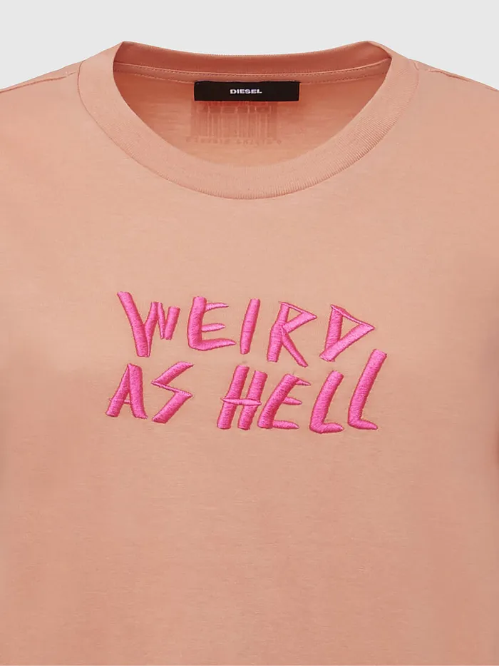 Diesel Tshirts and Tops Womens TSILYE55 Pink Popular